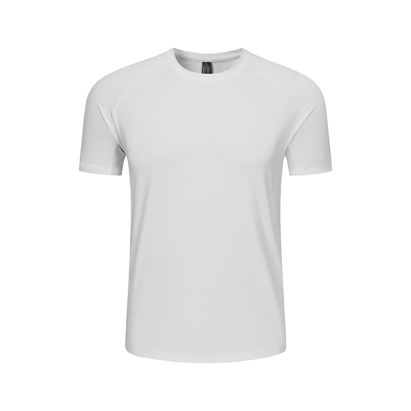 Ropa de hombre frío antibacteriano protección solar UV solona puro poliéster blanco algodón pesado camiseta de manga corta marca de moda personalizada