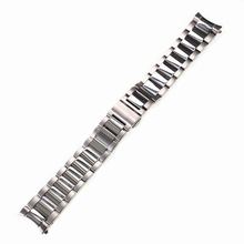 適用歐米加茄海馬系列231男士手表帶精鋼不銹鋼表鏈20mm表帶配件