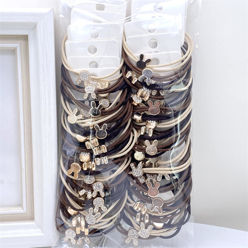 Small fresh and simple headband, braid, leather case, hair accessories, hair elastic band, hand-woven hair tie