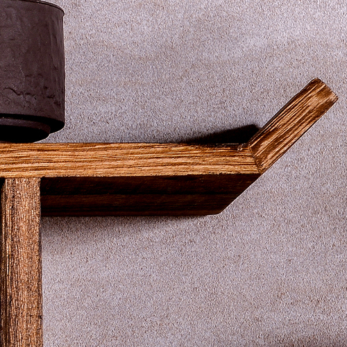 Wholesale Antique Display Shelf in Solid Wood, New Chinese Style, Wall-Mounted Tea Pot Display Rack, Minimalist & Modern Multi-Treasure Cabinet