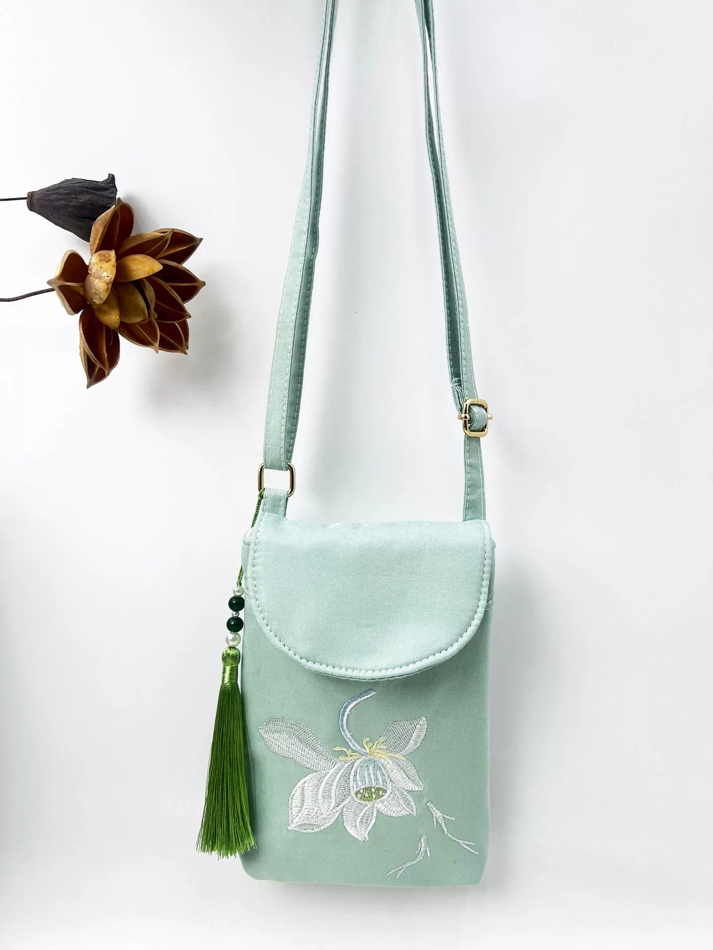 (Cross-border trading), shoulder bag, small universal small bag, with embroidery