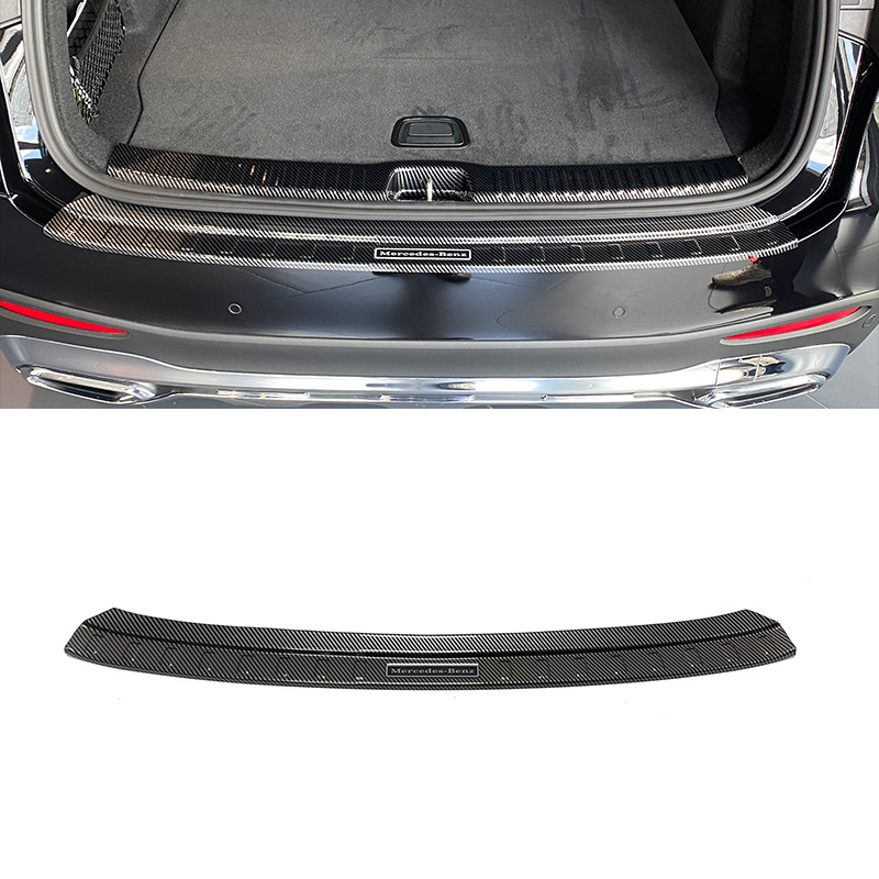 Suitable for 23 Mercedes-Benz GLC threshold strips modified welcome pedal trunk guard plate tailgate protective trim strips