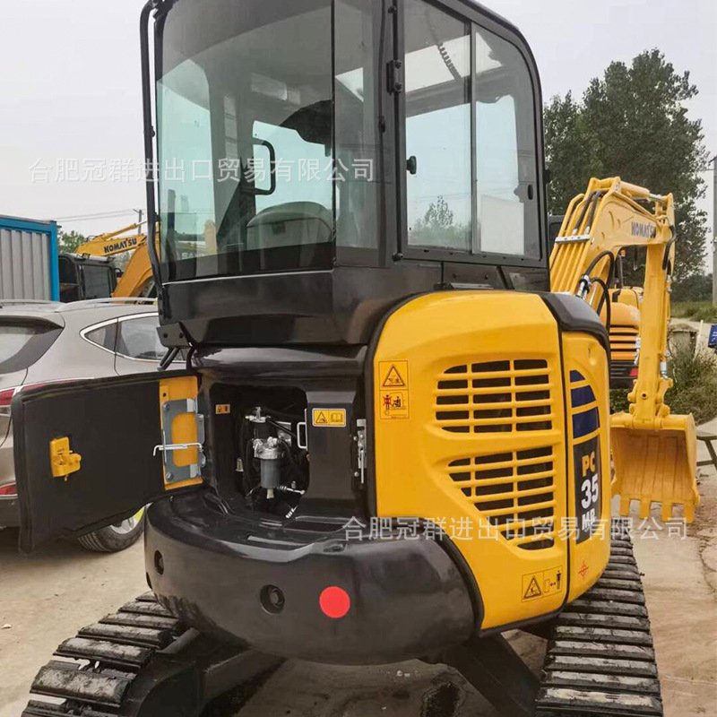 Japón original sin reparación Komatsu noventa por ciento nueva excavadora PC35 pequeña excavadora de huerto agrícola doméstica excavadora image 4