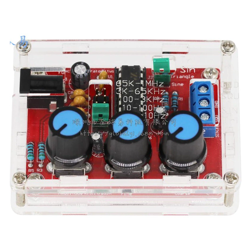 XR2206 CP Высокоточный генератор функциональных сигналов DIY Генератор Функций свободной оболочки