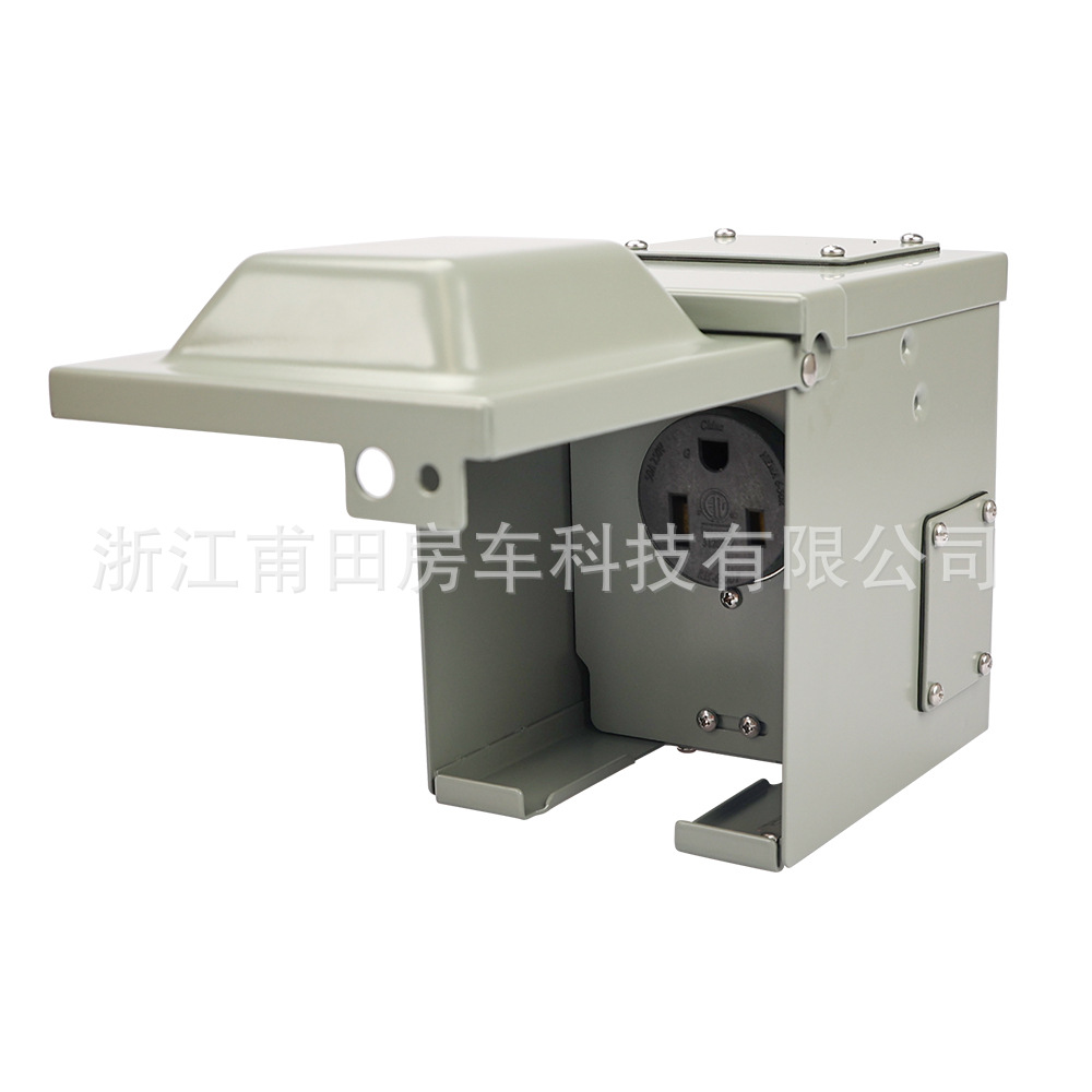NEMA 6-50R电焊机电源插座箱50A 250V新开孔防水户外welder oulet