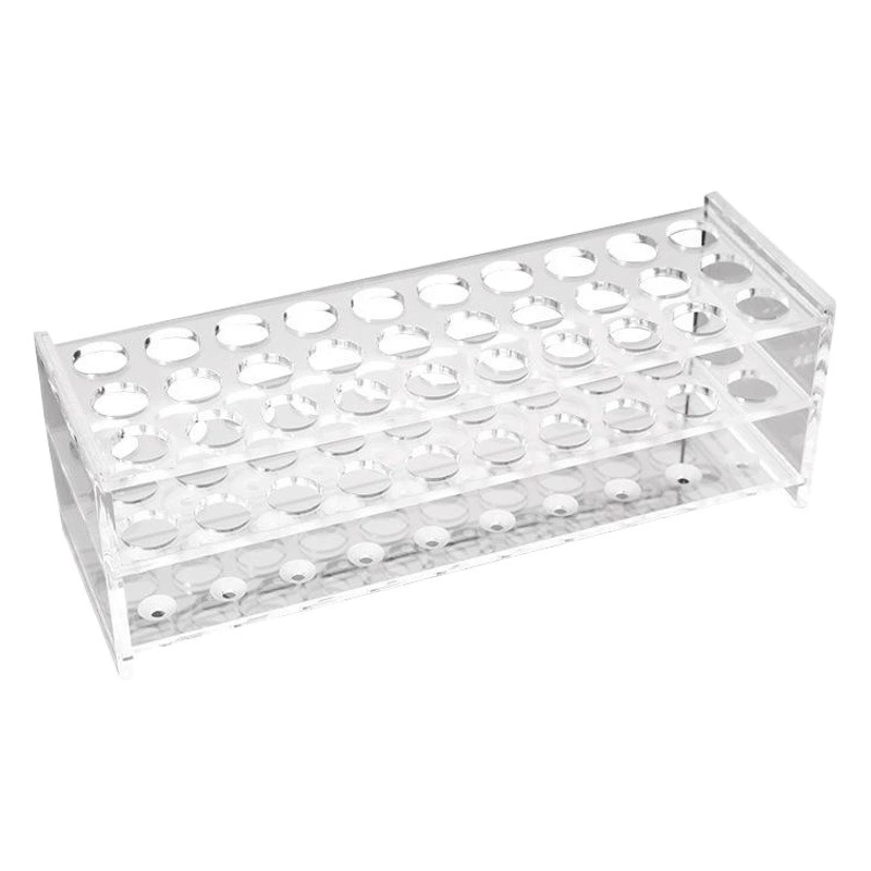 Стойка для пробирок из плексигласа Пластиковая стойка для пробирок с 30 отверстиями Стойка из плексигласа для экспериментальных центрифужных пробирок с 40 отверстиями