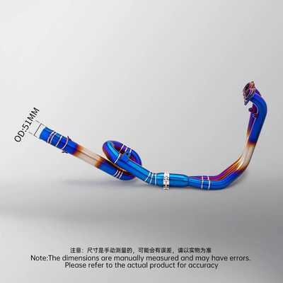 Front Exhaust Pipe, Bj750Gs | Motorcycle exhaust pipe