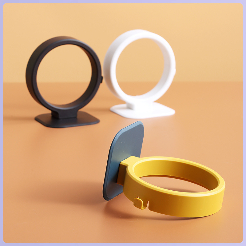 Hair Dryer Storage Rack Bathroom Wall-Mounted Hair Dryer Bracket Storage Rack Punch-Free Bathroom Hair Dryer Rack