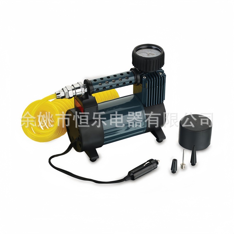 手持轻型汽车空气压缩机空气泵便携式指针轮胎充气泵