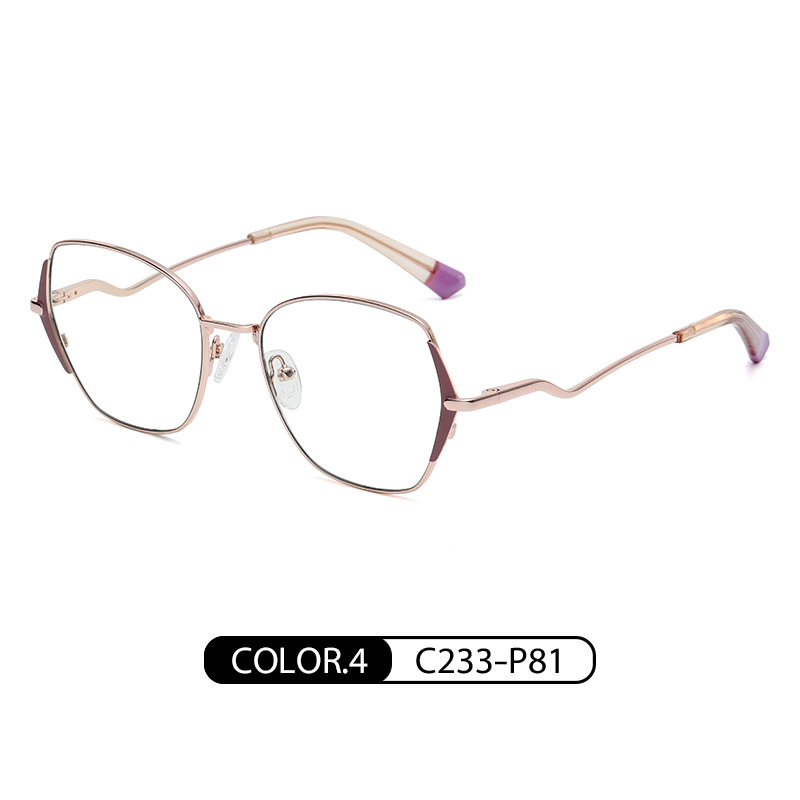 Gafas de moda de comercio exterior marco gafas lisas de moda de mujer JS8629 celebridad de Internet ins estilo miopía gafas de luz anti-azul