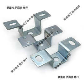 卡扣304不锈钢卡箍固定骑马吊顶几件U镀锌直角支架吊挂字型丝杆款