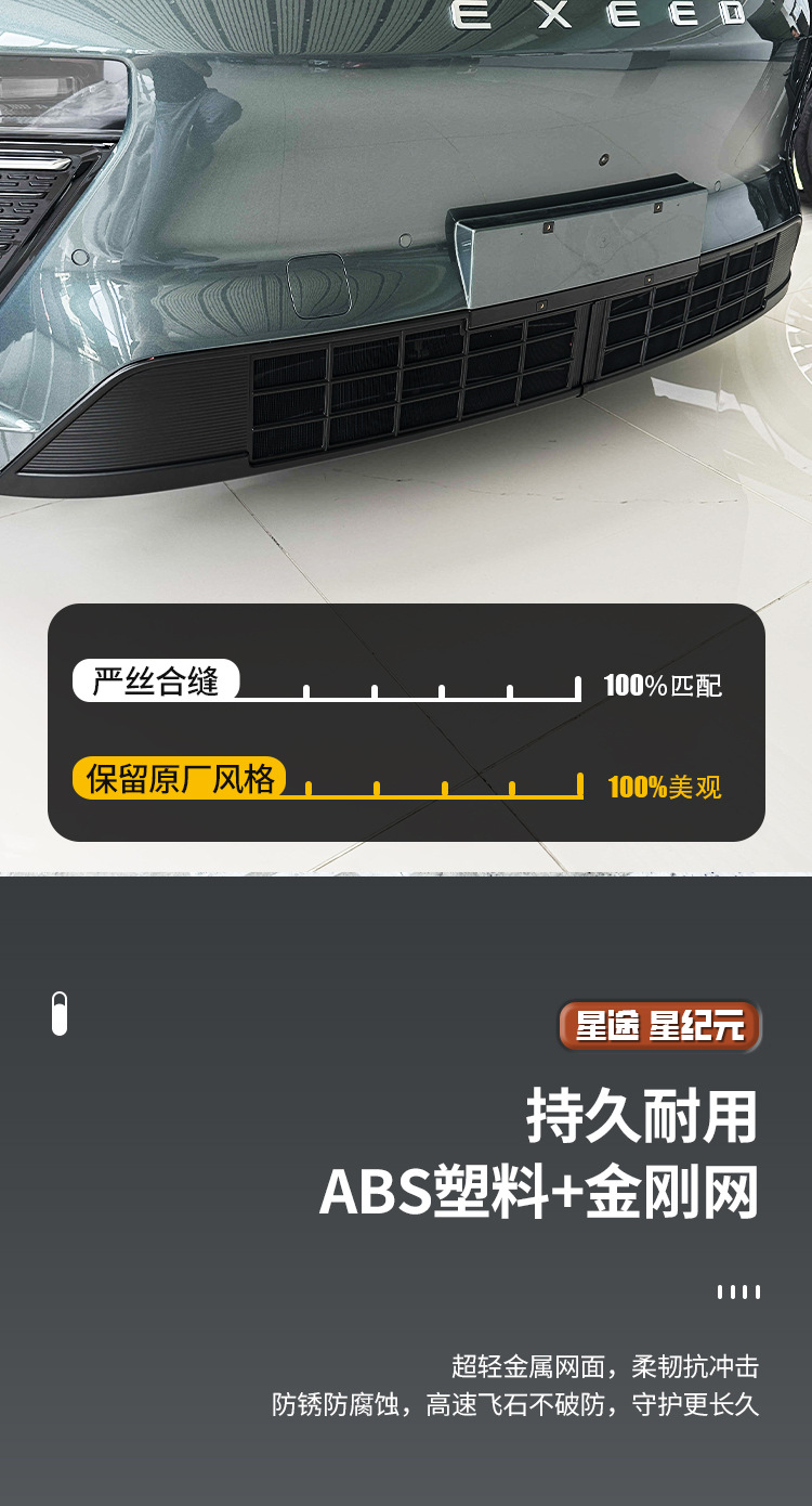 Xingtu Star Era Special Anti-Insect Net, New Era ET Split-Type Front Dustproof Center Grille