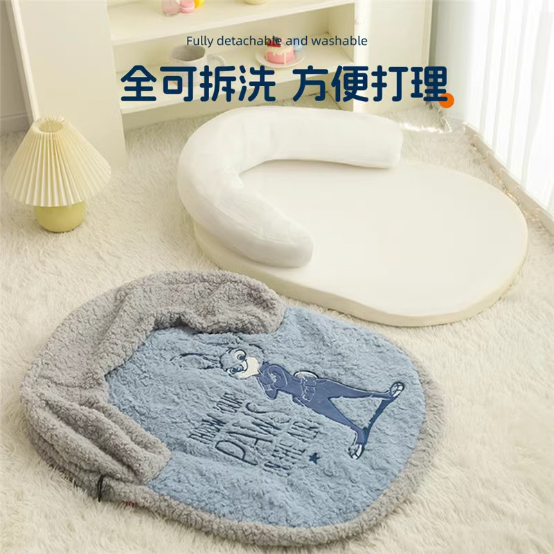 Disney Mad Animal City serie Nick Judy cama de mascota gato cuatro estaciones almohadilla de dormir universal perro gato universal