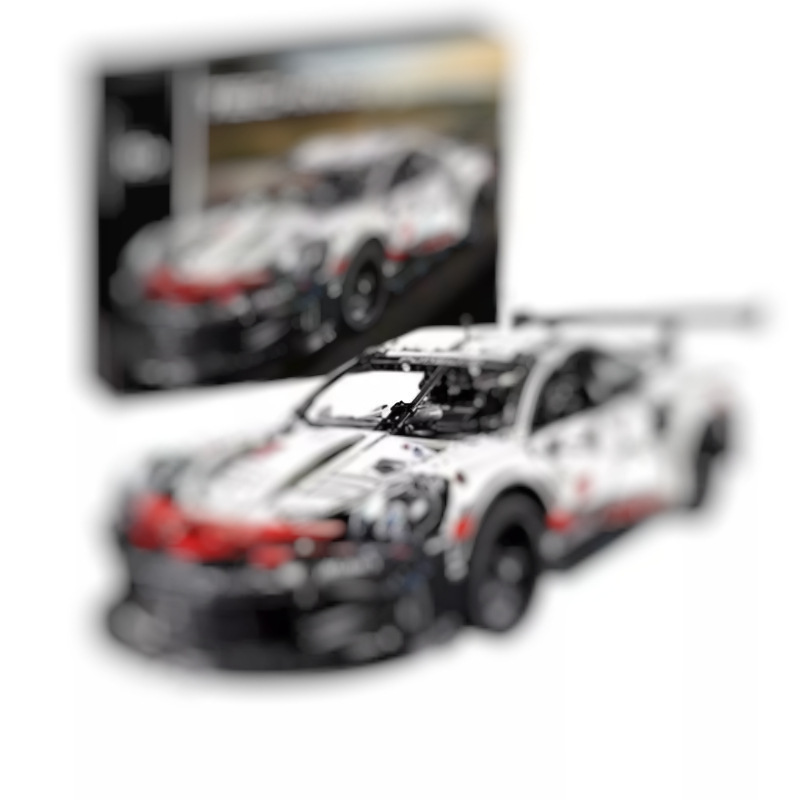 Compatible with Lego 42096 Porsche 911 Racing Car Building Blocks Toy for Boys, Educational Assembly Birthday Gift