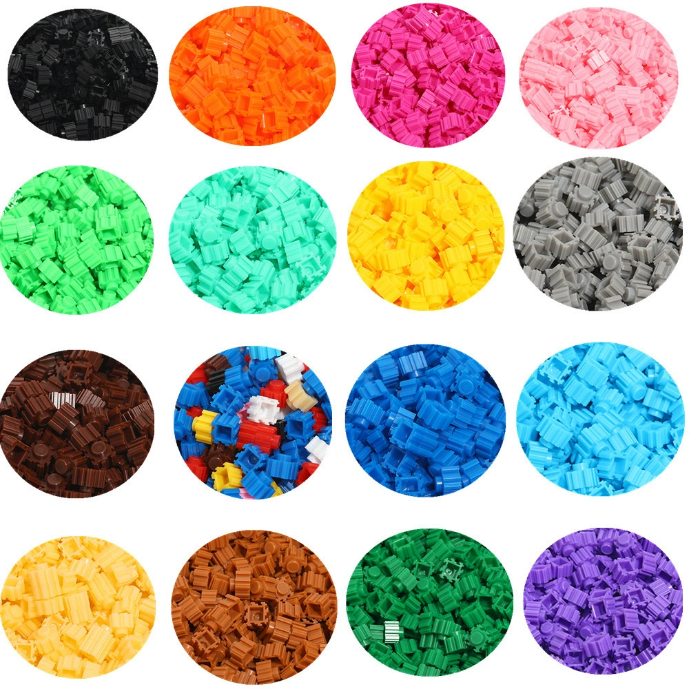 Lego, конструктор, пластиковая игрушка, DIY, 8 мм, мелкие части, оптом