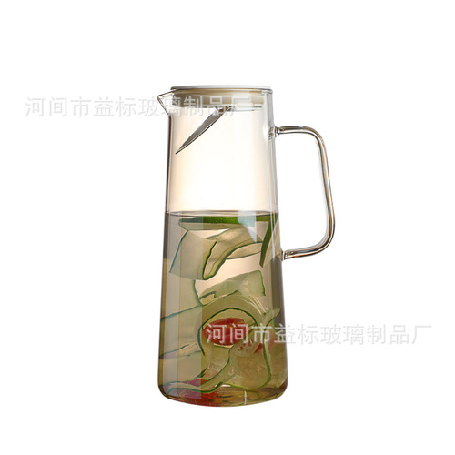 Transparent juice pot, cold kettle, beverage kettle, high borosilicate glass cold kettle, light luxury glass cold brew kettle, cold brew kettle