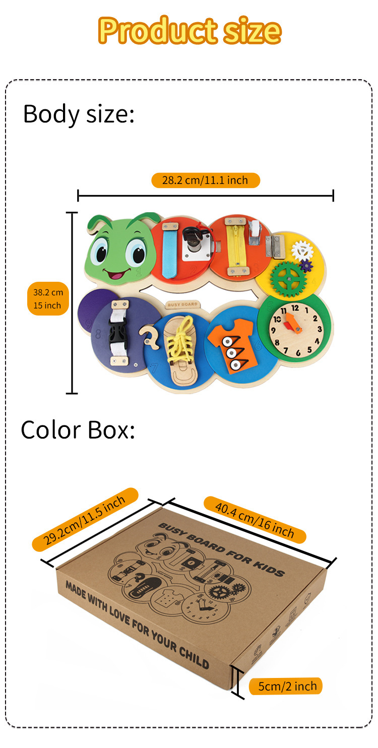 ألعاب التعلم طفل (0-2 سنة) حيوان خشب لعب display picture 3