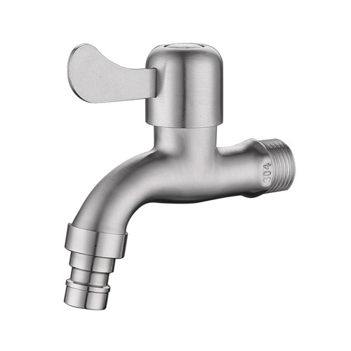 304 stainless steel faucet, washing machine, one in and two out, household 4-point three-way double-head dual-use water mouth corner valve