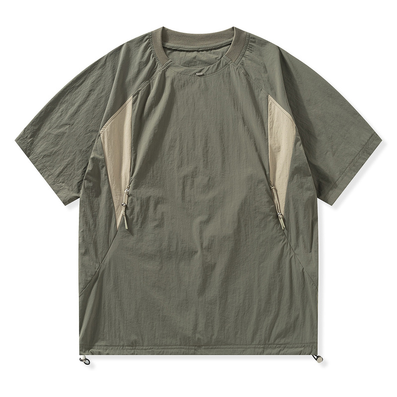 Sports Quick-Drying Short-Sleeved T-Shirt for Men Summer 2026 New Style Cool Ice Silk Thin Half-Sleeved T-Shirt Men's Tops Wholesale