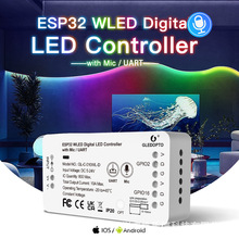 格乐德WLED幻彩控制器ESP32带麦克风和下载口多种DIY功能RGB RGBW