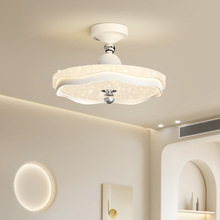 卧室吊灯现代简约风全光谱LED护眼主卧灯圆形2025年新款房间灯具