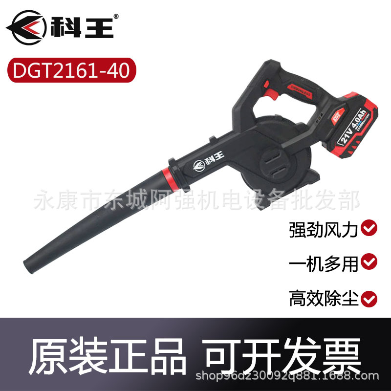 Kewang Dgt2161-40 Lithium Hair Dryer Dust Removal Blower Rechargeable Dust Blower Household Outdoor Dust Collector