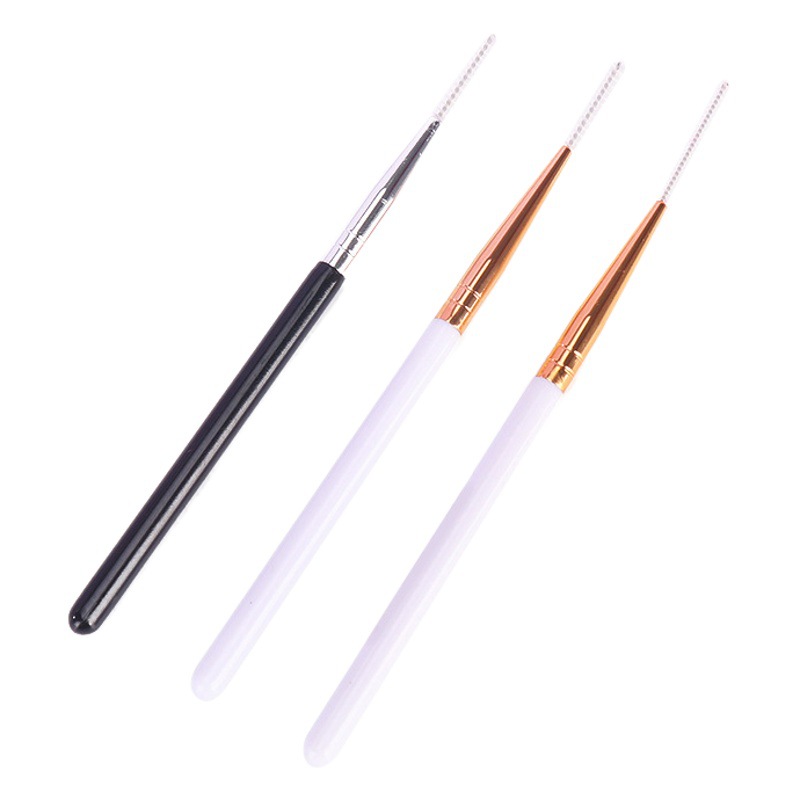 Multifunctional Grafting Eyelash Brush with Transparent Dust Cover, Portable Eyelash Grooming Eyebrow Spiral Eyelash Curling Brush