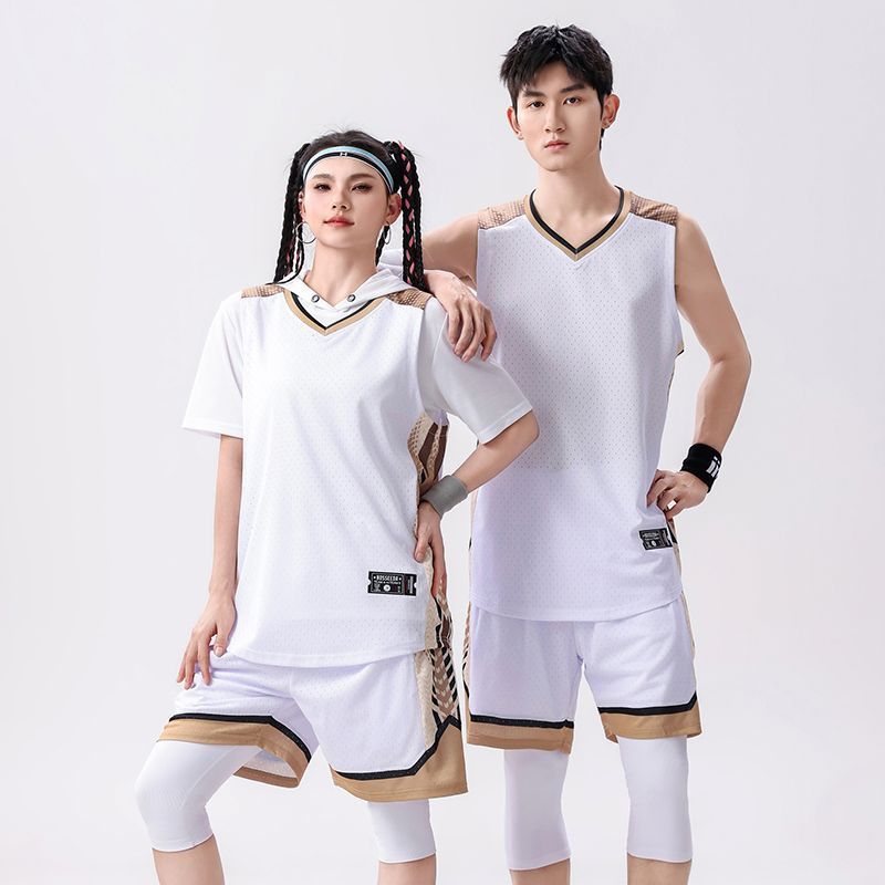バスケットボールユニフォームスーツメンズカスタムバスケットボール服夏の学生チームゲームトレーニングチームユニフォームアメリカンジャージカスタマイズ|undefined