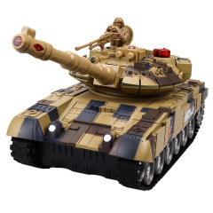 33CM Large Battle Remote Control Tank 2.4G Model Rechargeable Off-Road Crawler Remote Control Toy Car for Boys