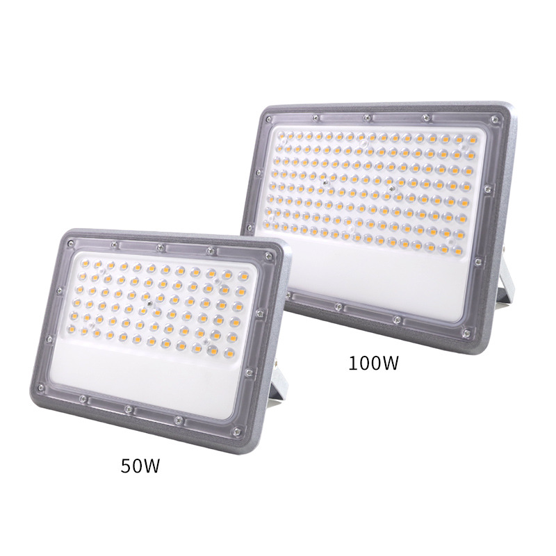 Luz de proyección transfronteriza para Amazon AliExpress 50W 100W luz de proyección gris ahorro de energía súper brillante impermeable