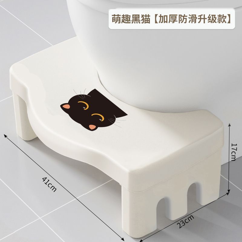 便器の腰掛けの足の腰掛けの家庭用の厚いトイレのトイレはしゃがみます。|undefined