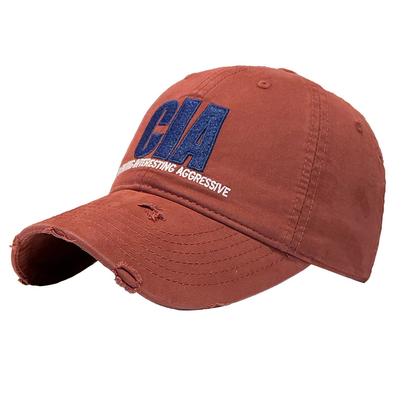 letras coreanas bordadas sombrero de béisbol para mujeres 2025 pollo nuevo estilo de moda versátil sombrero de boca de pato muestra cara pequeño sombrero solar