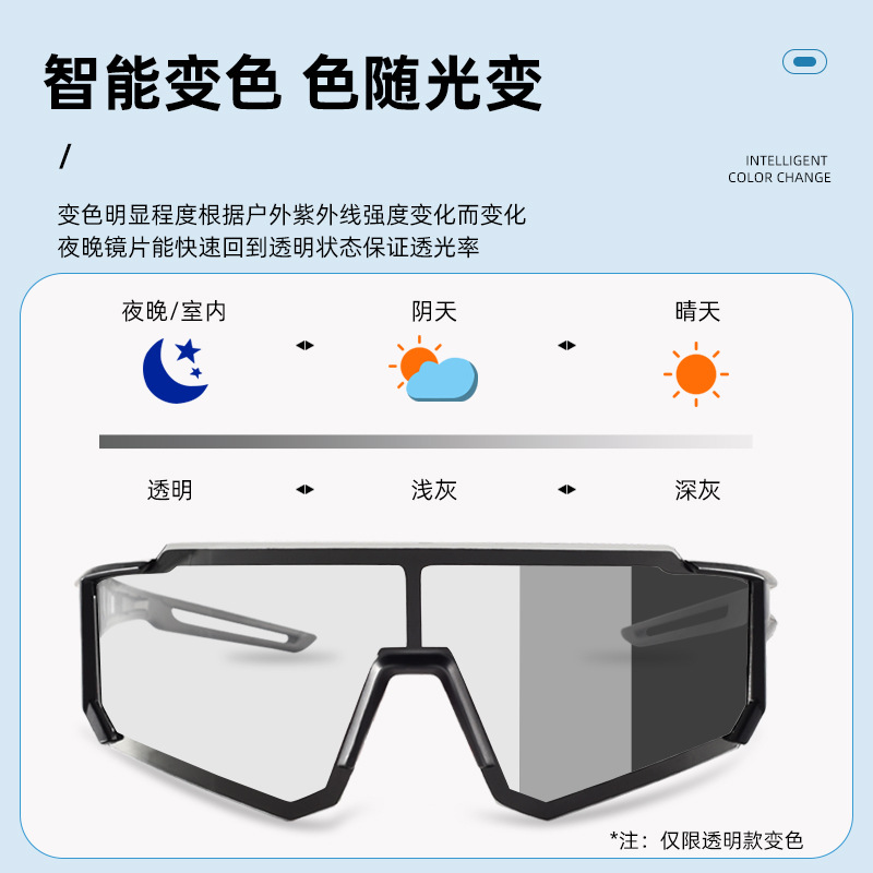 Gafas Polarizadas Fotocromáticas para Ciclismo Marco de PC para Deportes