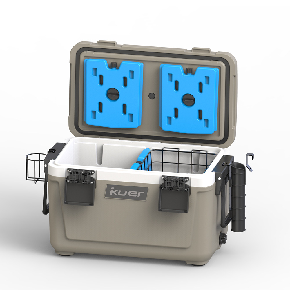 45QT / 42.7L helado al aire libre camping refrigerador de alimentos moldeado por soplado refrigerador de aislamiento