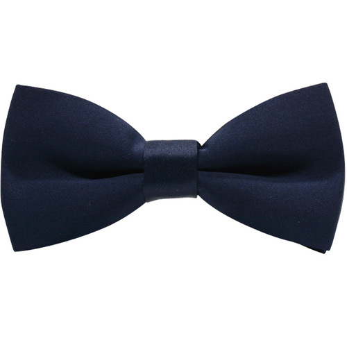 Children's bow tie Korean version for boys and girls, elementary school students, solid color double-layer performance bow, matte black, red and gray