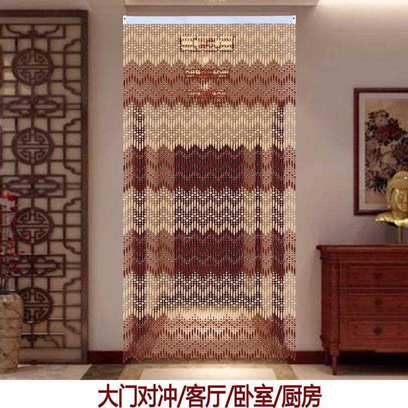 Anti-Mosquito and Fly Door Curtain for Bedroom and Living Room, Household Bead Curtain Partition Curtain, Plastic Crystal, No-Drill Feng Shui Bathroom Toilet