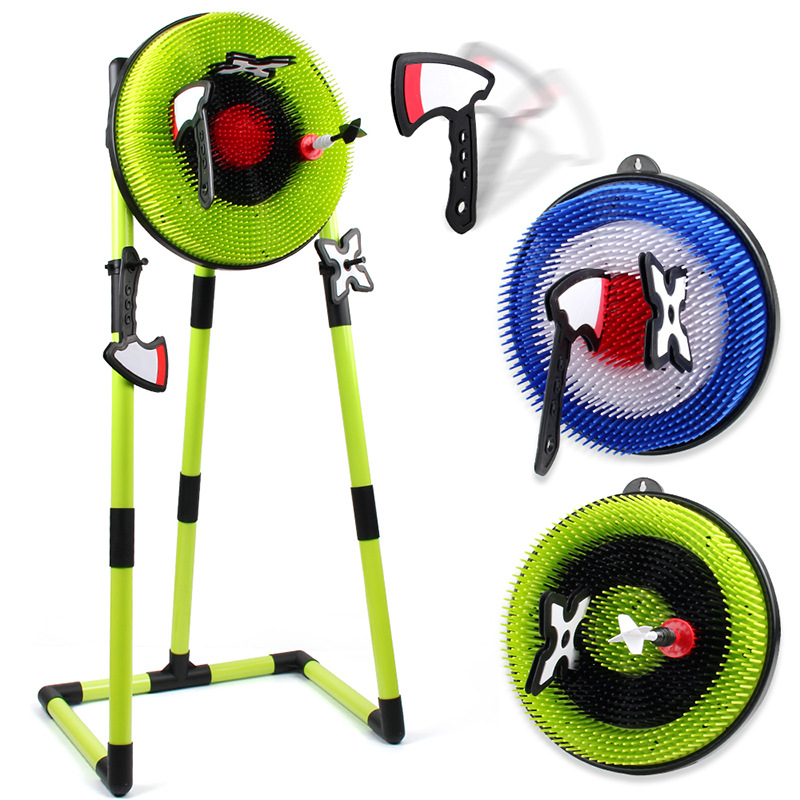 Amazon Kids Dart with Stent Set Juegos de lanzamiento con hacha Boomerang Set Juguetes de lanzamiento