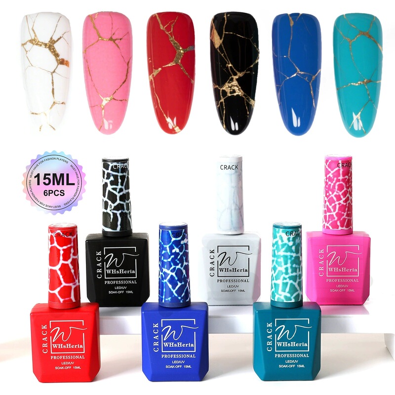 Cross-Border New Manicure Crack Glue Cracked Marble Pattern Phototherapy Glue Burst Uv Nail Polish Glue Set Wholesale Cross-Border New Manicure Crack Glue Cracked Marble Pattern Phototherapy Glue Burst Uv Nail Polish Glue Set Wholesale