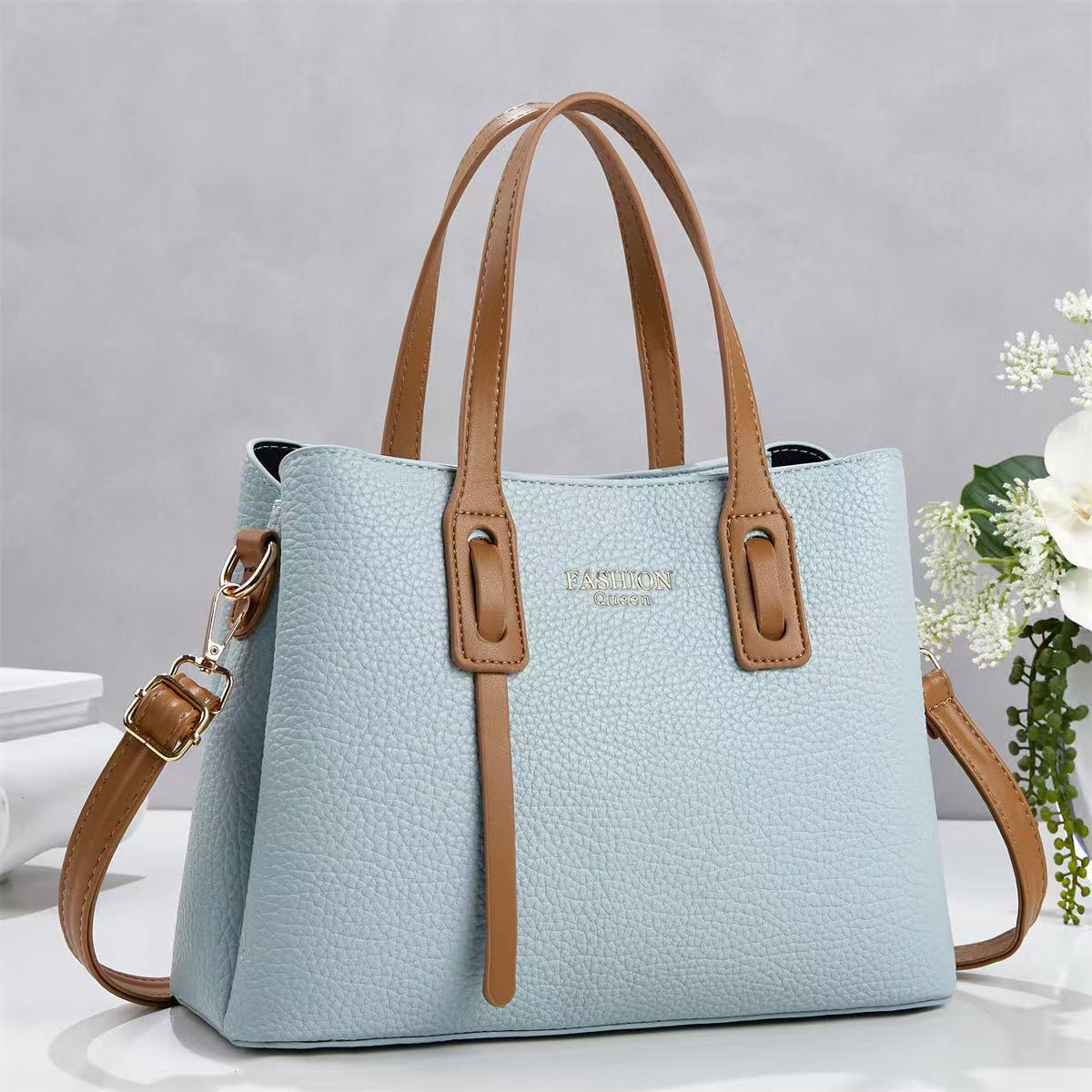 Bolso de moda casual temperamento color sólido versátil mochila de viaje diario bolsas de hombro transfronterizas