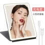 便携台式带灯折叠化妆镜
