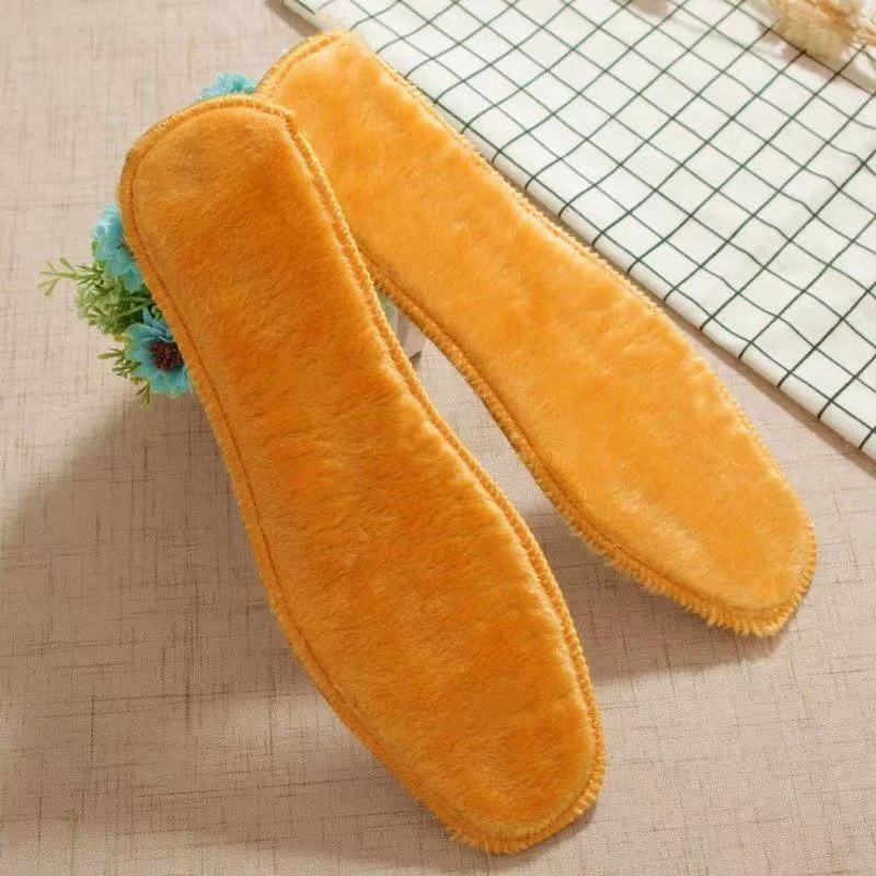 Утолщенный золотой бархат на флисовой подкладке теплый плюшевый дышащий дезодорант впитывающий пот зимняя мягкая и удобная стелька унисекс