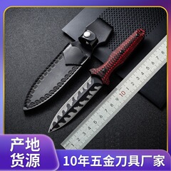热卖双色G10户外刀便携野外防身多功能锋利吃肉野营赶海多功能刀