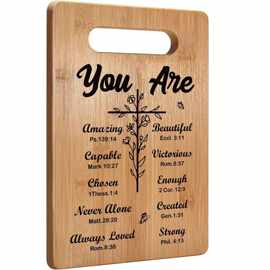 跨境竹木激光雕刻案板双面可用砧板实木面包板家用厨房水果切菜板