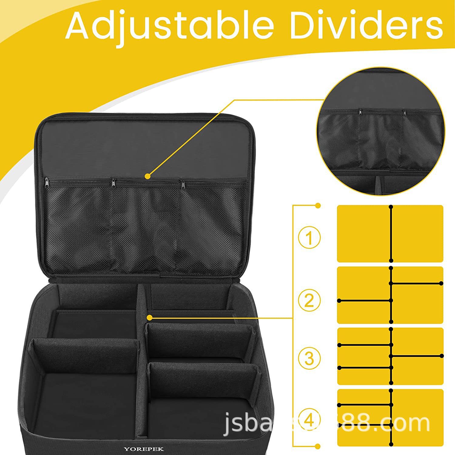 Amazon en stock suministros de Golf Caja de almacenamiento de ropa de golf zapatos de coche de gran capacidad plegable bolsa de almacenamiento