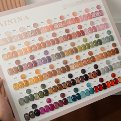 48色朵薇甲油膠套裝2024年新款網紅流行美甲膠植物光療膠美甲專用