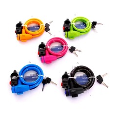 Anti-theft lock multi-color bicycle lock mountain bike special lock wire chain lock multi-zone lock frame
