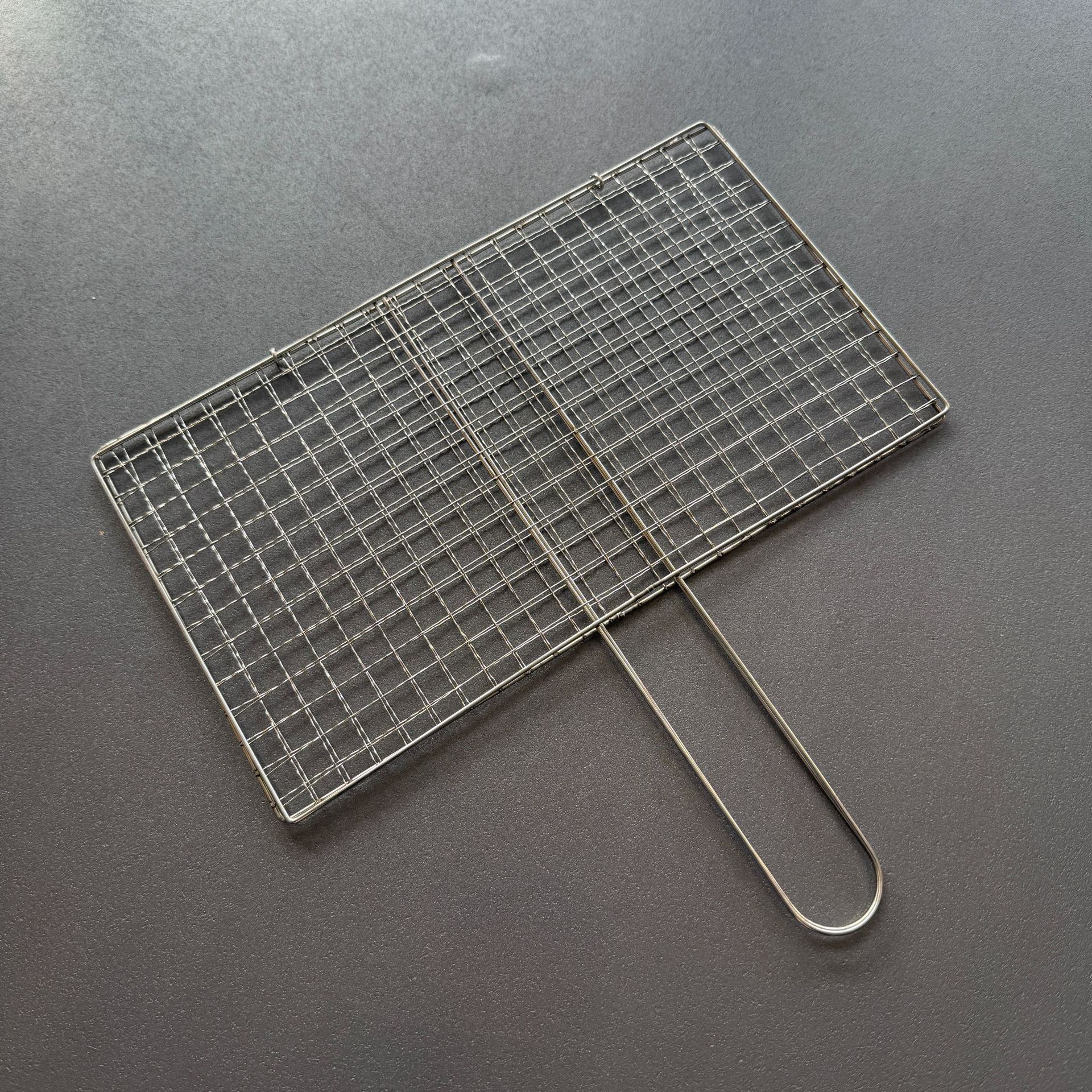 Pinza de Red para Barbacoa Doble Capa de Acero Inoxidable, Fácil de Limpiar image 7