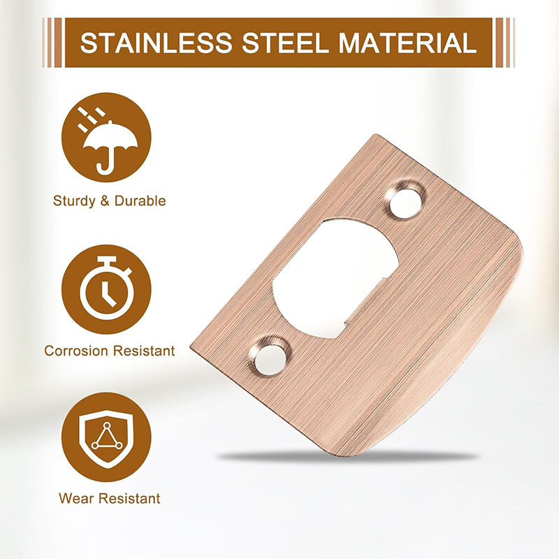 Placa de bloqueo de madera pieza de guía de perno de la puerta bloque de bloqueo cuerpo hebilla pieza perno hebilla caja hardware en stock accesorios al por mayor