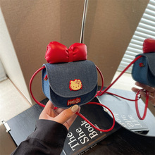 可爱卡通蝴蝶结包包新款时尚休闲百搭单肩包2025女士零钱斜跨包