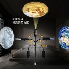 跨境投影小夜灯迷你投影仪灯光卧室睡眠婴儿喂奶护眼星空氛围灯